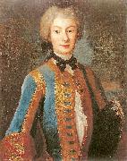 Louis de Silvestre Anna Orzelska in riding habit oil painting